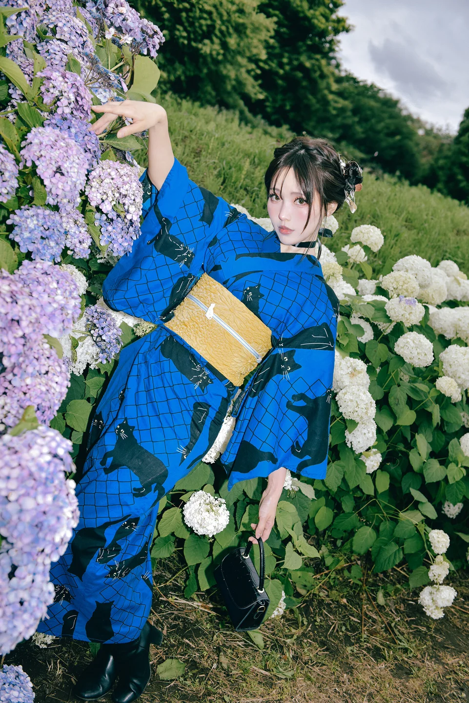 ElyEE子 - Rainy Season Black Cat [38P,4V-93MB] tg@simisebaisi 【丝足阁】001.webp